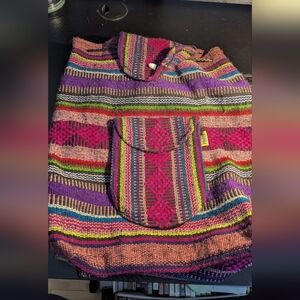 Colorful Striped Women's Bag